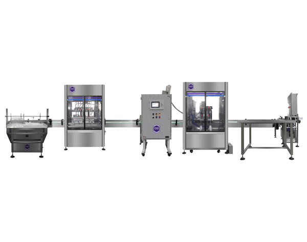 全自动瓶装灌装旋盖生产线