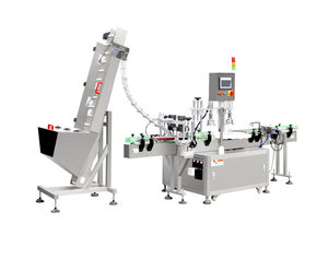 卡盘式2头压盖式旋盖机